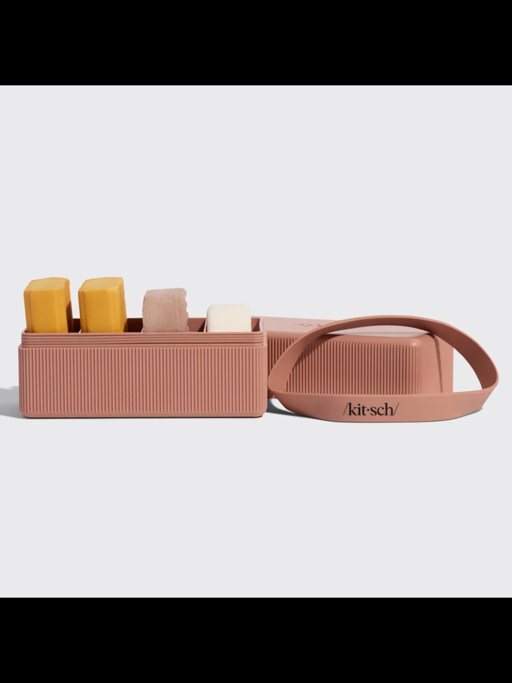 kitsch Travel Case for Soap, Shampoo & Conditioner Bars - Pink